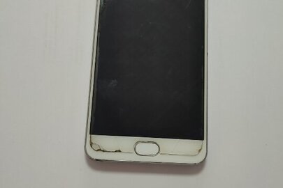 Мобільний телефон марки «MEIZU», IMEI – відсутній, білого кольору, б/в