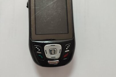 Мобільний телефон марки «Fly», IMEI – стертий, чорного кольору, б/в