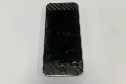Мобільний телефон марки «IPhone», IMEI - відсутній, сірого кольору, б/в