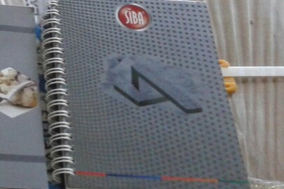 Записні блокноти з логотипом фірми «SIBA»у кількості 16 шт.