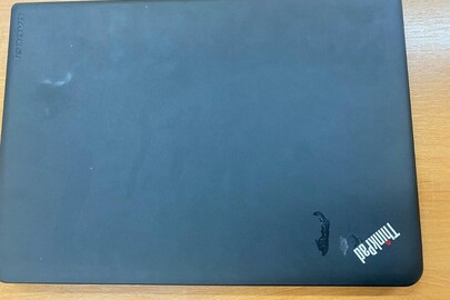 Конфісковане майно за рішенням суду : ноутбук марки «ThinkPad» б/в