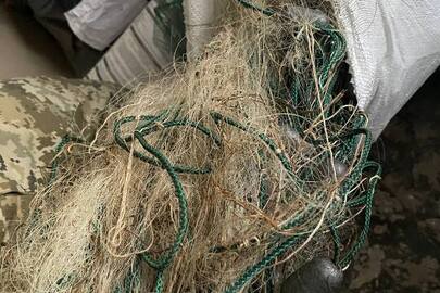 Конфіскація майна за виконавчим листом : сітка довжиною 40м., висотою 70см., вічко 40мм. б/в