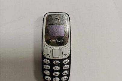 Мобільний телефон марки "L8STAR" IMEI 1:355180038670924, IMEI 2: 355180038670932 з батареєю живлення з сім-карткою оператора "Водафон", б/в