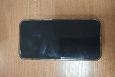 Конфісковане майно за рішенням суду: мобільний телефон марки «IPhone 14», чорного кольору з силіконовим чохлом, номер моделі MPUF3HN/A. серійний номер - NK6CDGJV7P, б/в