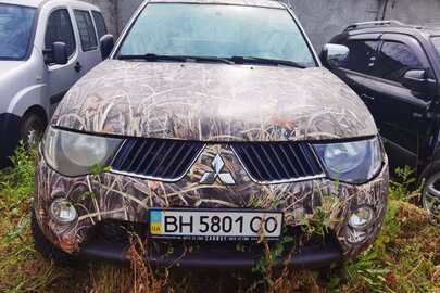 Транспортний засіб MITSUBISHI L 200, 2009 року випуску, ДНЗ ВН5801СО, номер кузову: MMBJNKB409D048333
