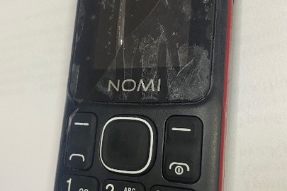 Мобільний телефон марки «NOMI», IMEI 1: 357876102158542, IMEI 2: 357876102362540