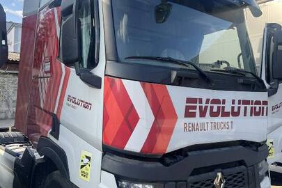 Транспортний засіб марки RENAULT, модель Т, шасі (кузов, рама) VF611A369ND032638, 2021 року випуску, тип – ВАНТАЖНИЙ , колір – СІРИЙ, державний номер КА6324НМ