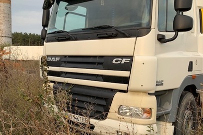 Вантажний сідловий тягач-Е DAF FT CF 85.460, рік випуску - 2013, VIN: XLRTE85MC0G001873, ДНЗ: АІ9461ЕВ, колір – білий