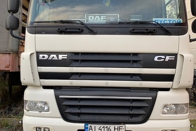 Вантажний сідловий тягач-Е DAF FT CF 85.460, рік випуску - 2016, VIN: XLRTE85MC0G138575, ДНЗ: АІ4116НЕ, колір – білий