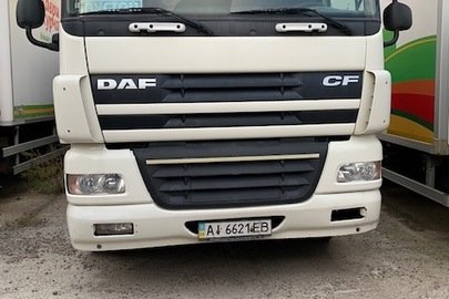 Вантажний сідловий тягач-Е DAF FT CF 85.410, рік випуску - 2012, VIN: XLRTE85MC0E968779 , ДНЗ: АІ6621ЕВ, колір – білий