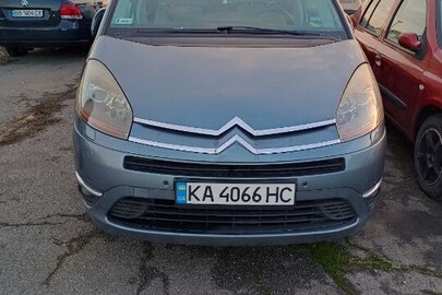 Автомобіль легковий CITROEN, модель C4 PICASSO, державний номер KA4066HC, VIN/Номер шасі (кузова, рами): VF7UARHJH45341461, колір: СІРИЙ, рік виробництва: 2008