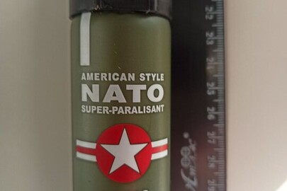 Газовий балончик "AMERICAN STYLE NATO SUPER PARALISANT" - 1 шт, б/в