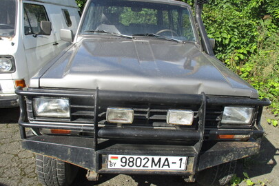 Автомобіль марки Nissan Patrol, 1985 року випуску, білоруський номерний знак 9802МА-1, номер кузову JN10KR160U0852509