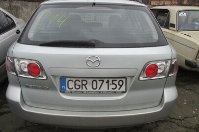 Автомобіль марки MAZDA-6, 2003 року випуску, номерний знак CGR07159, ідентифікаційний номер JMZGY19T231123899