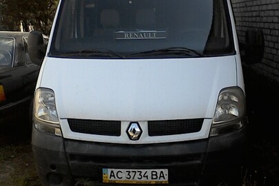 Автомобіль марки Renault Master, 2005 року випуску, номерний знак АС3734ВА, ідентифікаційний номер VF1FDCUM633087721