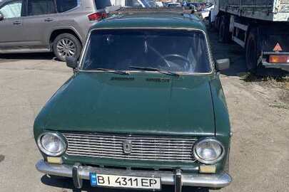 Легковий автомобіль ВАЗ 2102, 1976 р.в., ДНЗ ВІ4311ЕР, зеленого кольору, номер шасі (кузова, рами) 21020172778