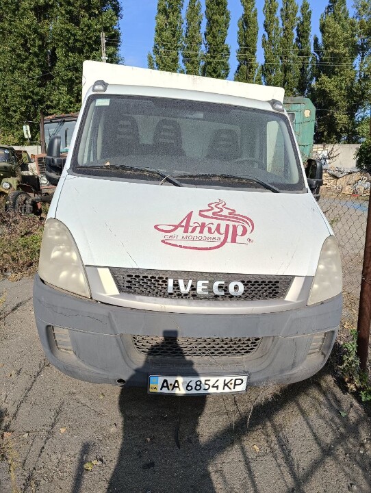 Автомобіль вантажний, марка: IVECO, модель: DAILY 50C15 VH, днз:АА6854КР, VIN: ZCFC50A2105870434, 2011 рік виробництва, колір: білий
