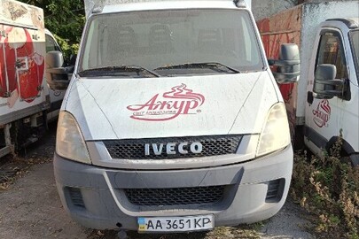 Автомобіль вантажний, марка: IVECO, модель: DAILY 50C15 VH, днз: АА3651КР, VIN: ZCFC50A2105870928, 2011 рік виробництва, колір: білий