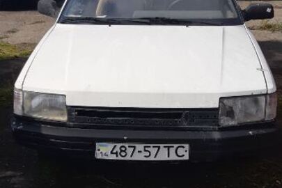 Транспортний засіб марки RENAULT 21, 1986 року випуску, ДНЗ 48757ТС, № кузова: VF1L48205G0559438, білого кольору, об"єм двигуна 1721 кубічних сантиметрів, пальне-бензин