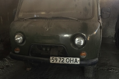 Транспортний засіб марки УАЗ 396206, реєстраційний номер 5972ОНА, 1995 року випуску, VIN 0310089, зеленого кольору, об"єм двигуна 2445 см.куб.,бензин