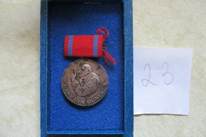 Медаль (нагрудний знак) НДР «HERMANN DUNCKER», 1 медаль, 1 коробка