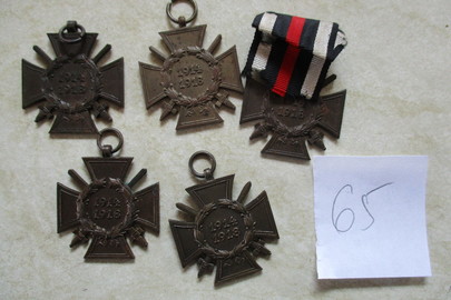 Медаль (знак), хрест з мечами з написом «1914-1918», 5 шт.