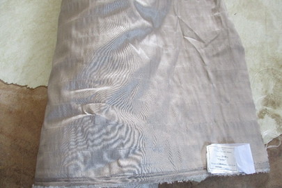 Тканина з текстильних матеріалів, сірого кольору, 25 м.п.