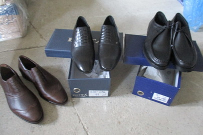 Туфлі чоловічі з верхом із шкіри, напис "NEW BOTA" Made in Turkey, у кількості 5 пар