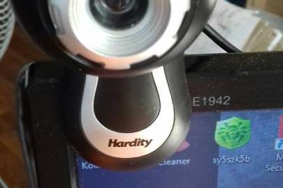 Веб-камера "Hardity", чорного кольору, в робочому стані