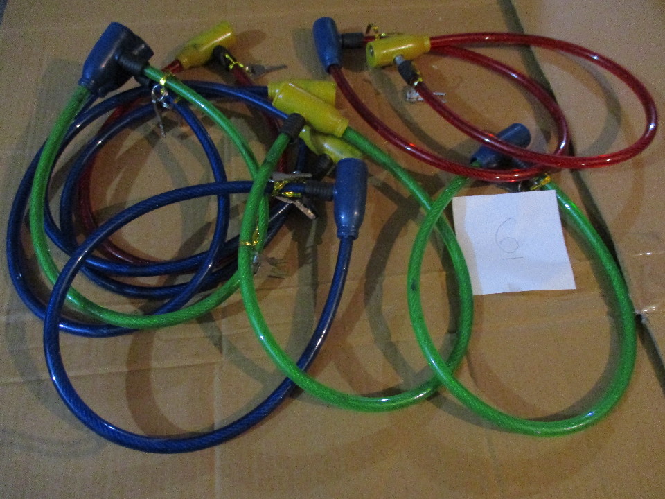 Замок гнучкий до велосипеда, 10 шт.