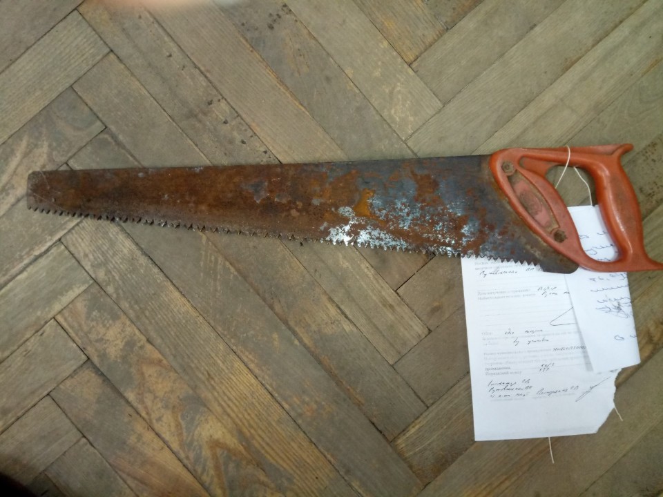 Пилка ручна по дереву, б/в