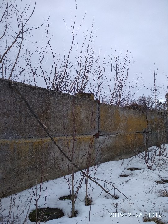 Залізобетонні панелі (забор), б/в, 14 шт.