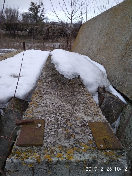Залізобетонні перемички, б/в, 4 шт.