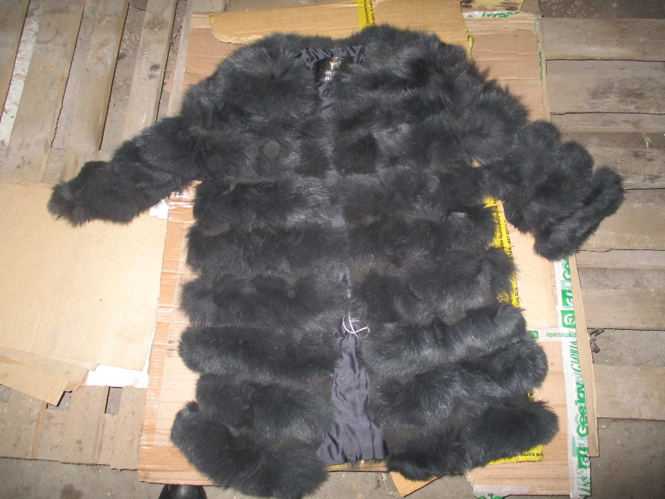 Напівшуба жіноча з натурального хутра, 1 шт.