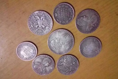 Монети в асортименті виготовлені в період 1722-1860 рр., 8 шт.