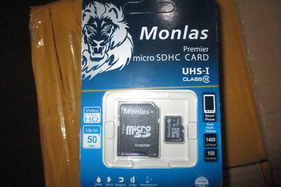 Мікро-SDHS CARD UHS-I "Monlas" 16Gb, 200 шт.