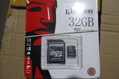 Мікро-SD CARD HС-I "Kingston" 32Gb, 80 шт.