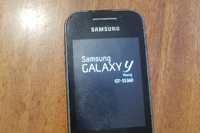 Мобільний телефон "Samsung GТ-S5360", ІМЕІ1: 356556/05/5527/69/2 з акумуляторною батареєю, б/в