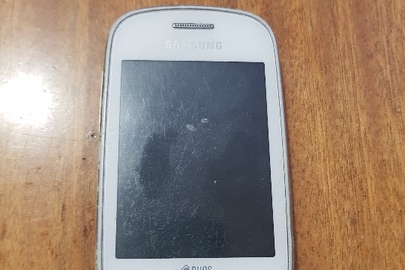 Мобільний телефон "Samsung GТ-S5282", ІМЕІ1: 356648/05/495834/9, ІМЕІ2: 356649/05/495834/7, з акумуляторною батареєю, б/в