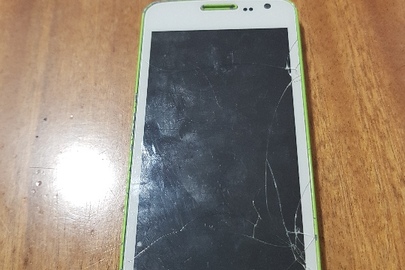 Мобільний телефон "Samsung G-2", ІМЕІ1: 357767043372591, ІМЕІ2: 357767043372609, з акумуляторною батареєю, б/в