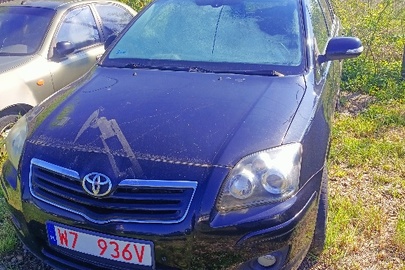 Конфіскація майна за рішенням суду: автомобіль марки «TOYOTA  AVENSIS», 2007 року випуску, д.н.з. W7 936V (польська реєстрація), з номером кузова SB1EA56L10E072804 (вварений кустарним способом в кузов автомобіля)