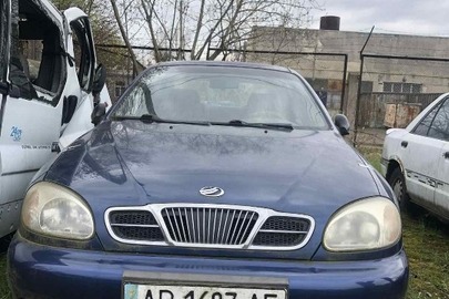 Транспортний засіб марки DAEWOO LANOS , модель TF696, 2005 рік випуску, синього кольору, № кузова Y6DTF696050001518, ДНЗ АР1687АЕ