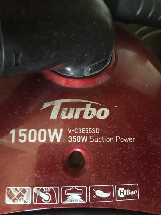 Пилосос Turbo 1500w V-V3E55SD