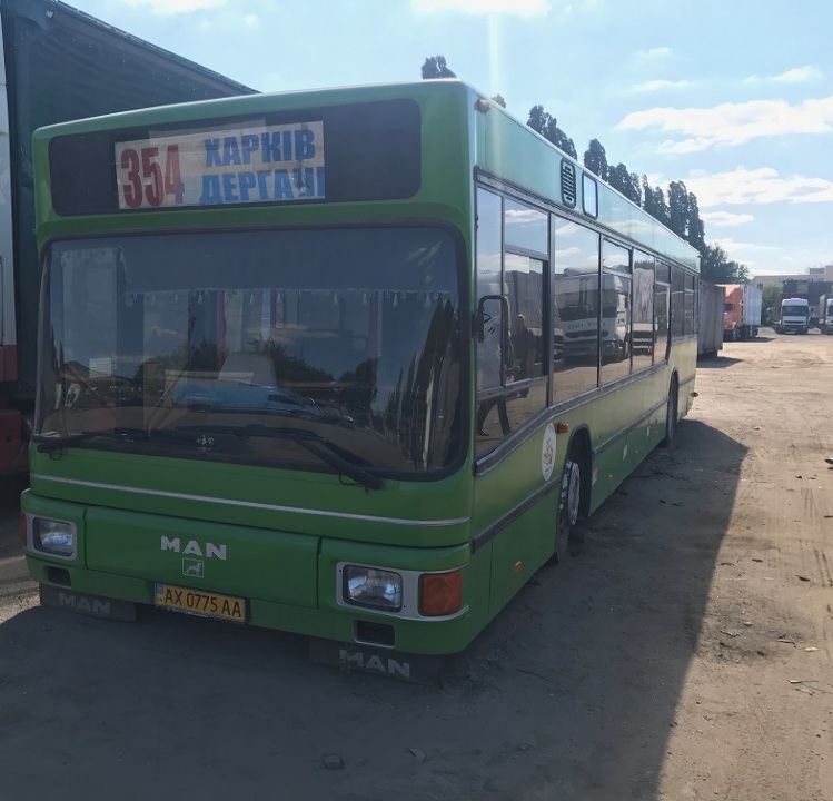 Автобус пасажирський MAN NL202, 1994 р.в., днз: АХ0775АА, VIN: WMAA103314B016122