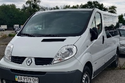 RENAULT TRAFIC, колір – білий, рік виробництва – 2014; номер кузова VF1JLBUBCEY545389, реєстраційний № АА9179ОН