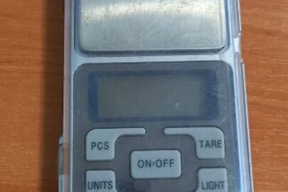Конфісковане майно за рішенням суду - електронні ваги Pocket Scale MH-Series 200 g/0,01 g, б/в