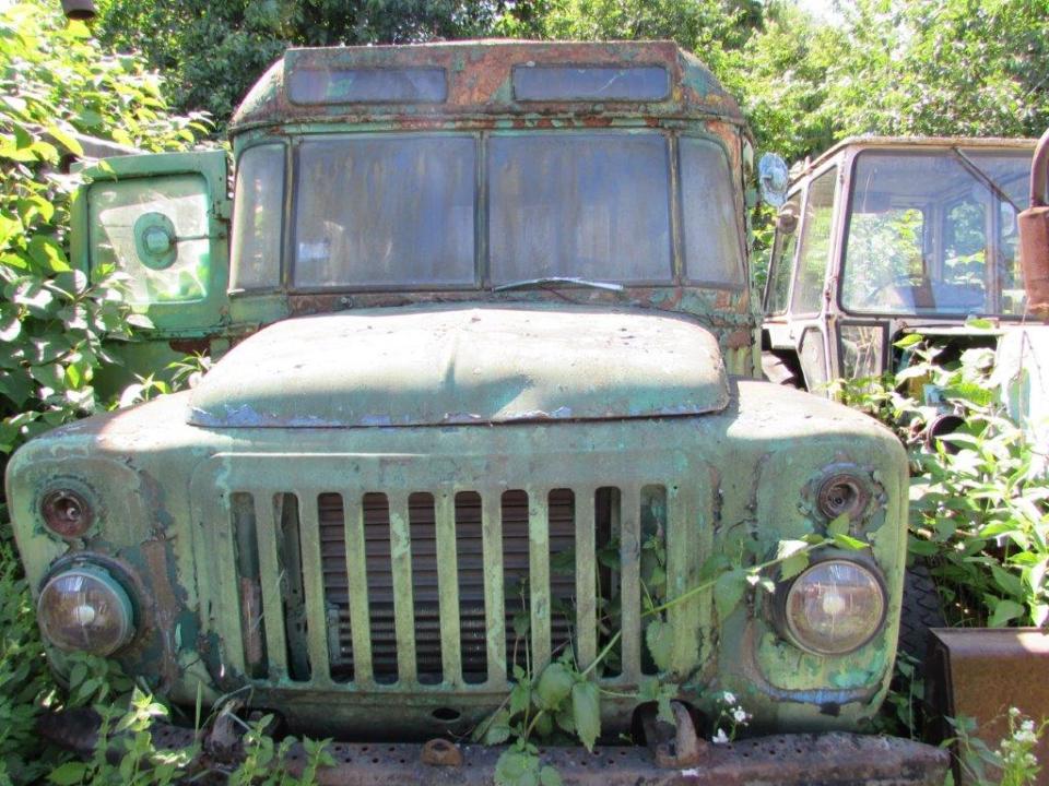 КТЗ автокатафалк, марки ГАЗ, модель 52-01, ДНЗ 8426 ЗАМ, шасі № 1092684, 1988 року випуску, зеленого кольору