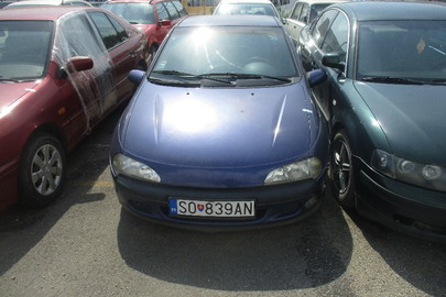 Т/З марки OPEL, модель TIGRA, 1997 року випуску, реєстраційний номерний знак Словаччини SO839AN, кузов № W0L000075V4041000, синього кольору