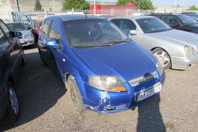 Т/З марки CHEVROLET, модель AVEO SF48Y, 2007 року випуску, ДНЗ  АА 2393 ЕХ, кузов № KL1SF48YE8B130262, синього кольору