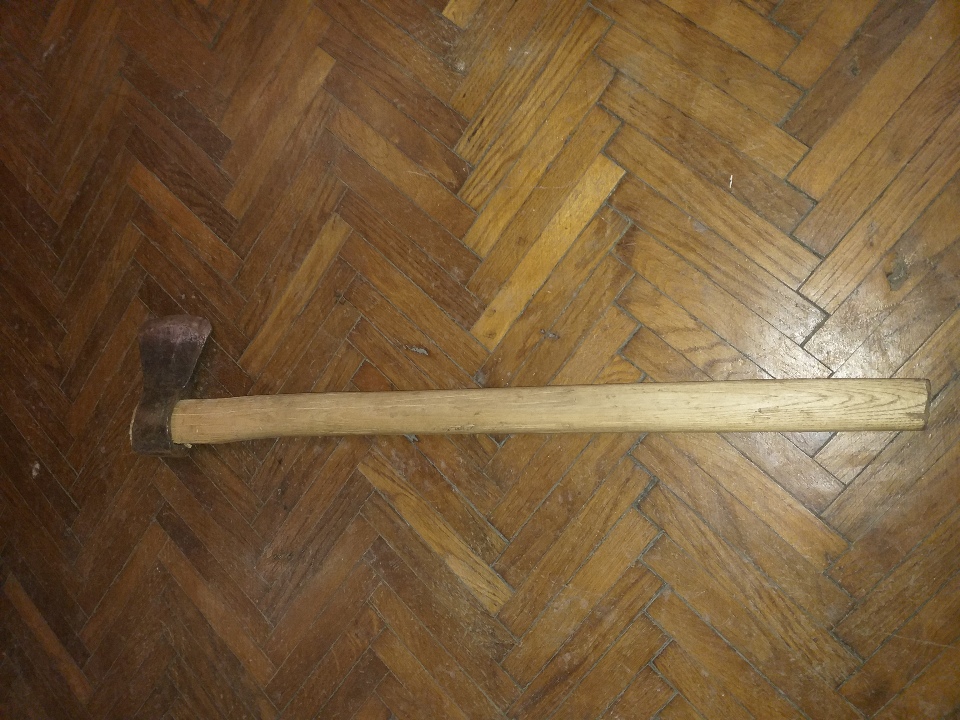 Сокира з дерев'яною рукояткою, б/в